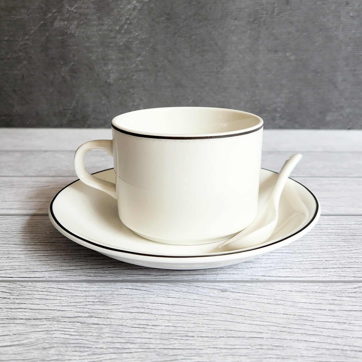 
                  
                    Teacup with Saucer and Spoon
                  
                